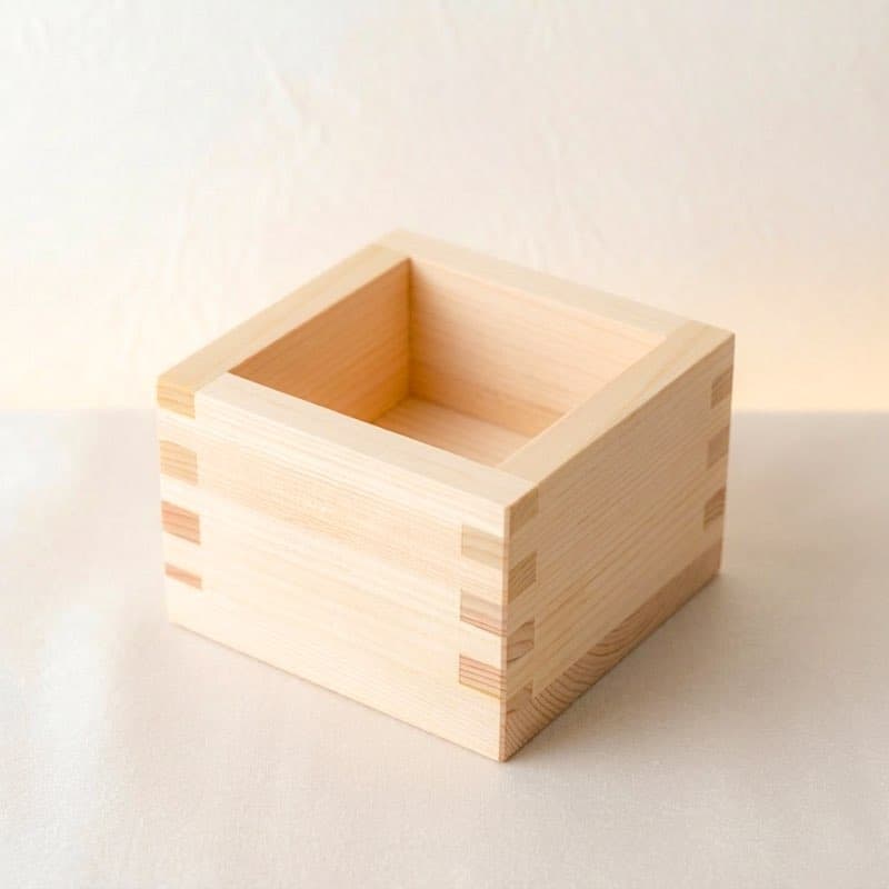 国産ヒノキ枡 斜め