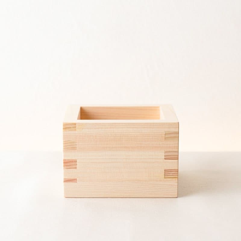 国産ヒノキ枡 正面