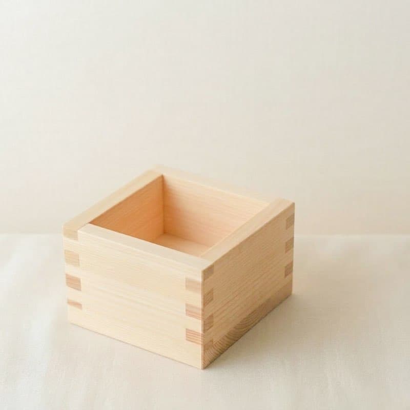 国産ヒノキ枡 上から